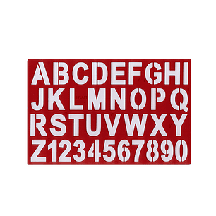 Plantilla Abecedario Letra Grande Mayúsculas 