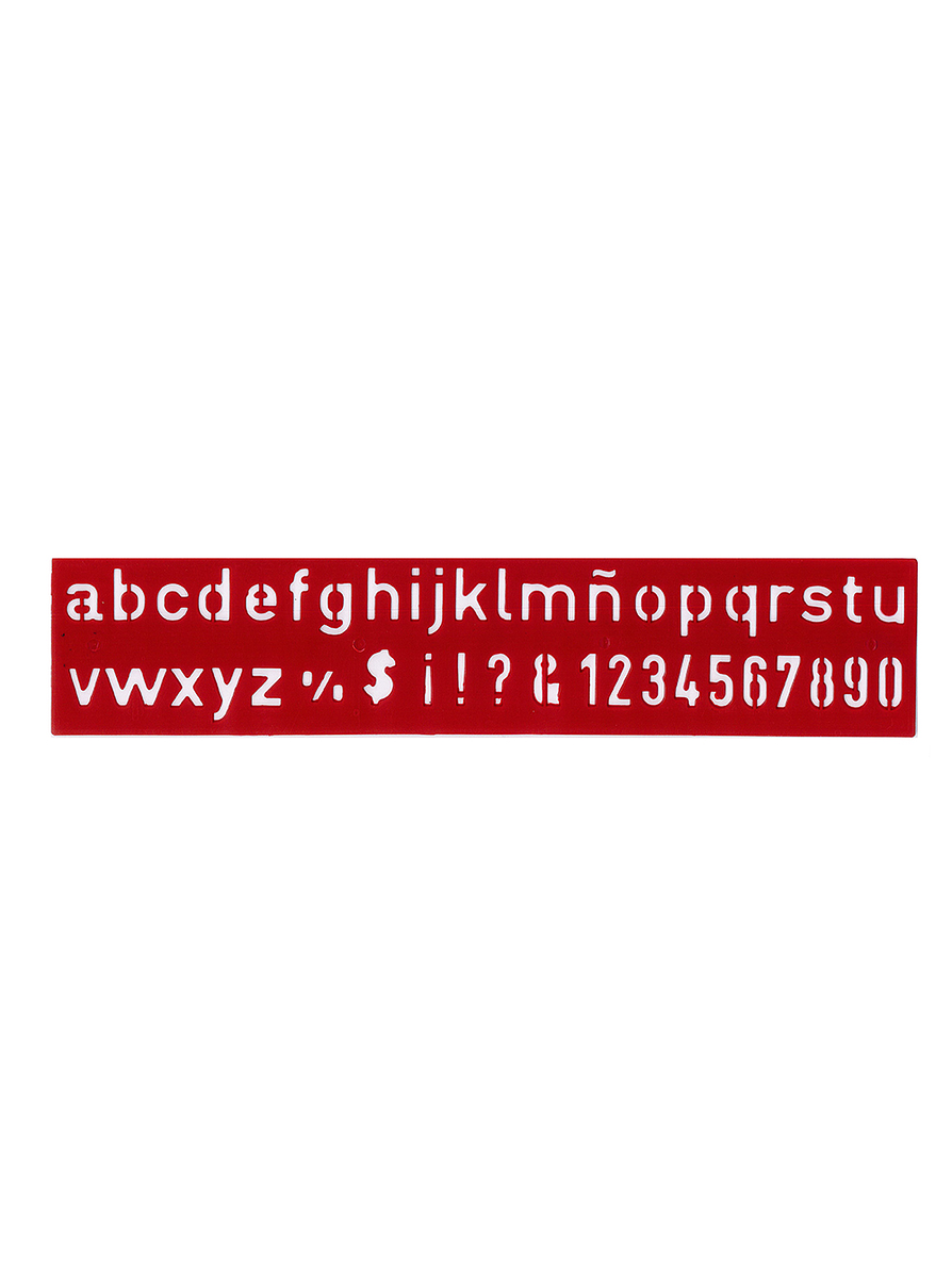 Plantilla Abecedario Letras Minúsculas Y Números 1