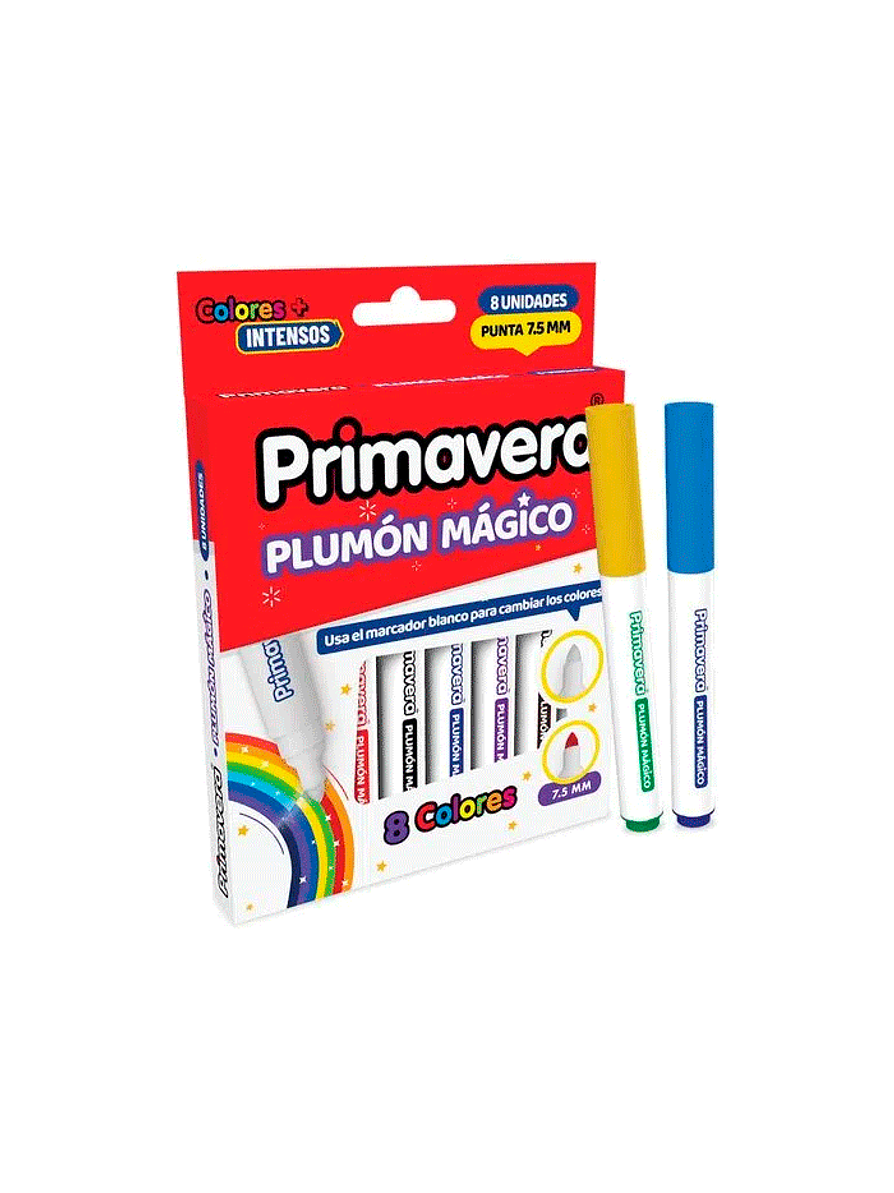 Plumón Mágico Primavera X 8 Unidades 3