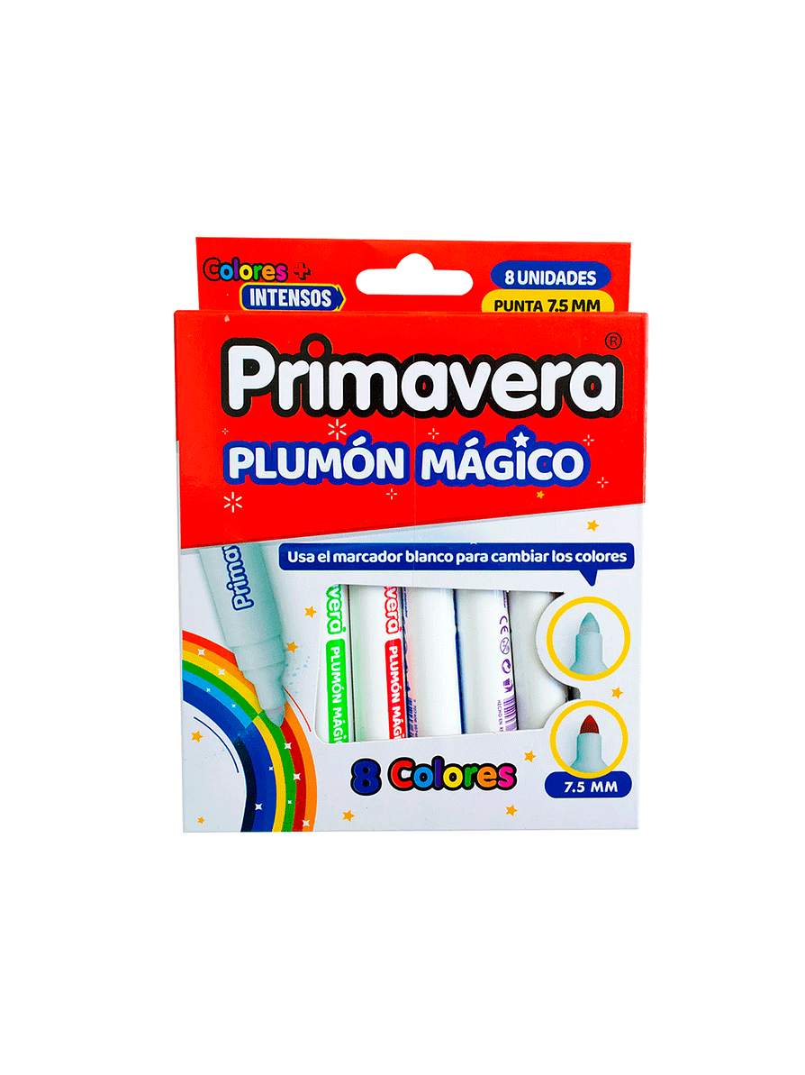 Plumón Mágico Primavera X 8 Unidades 1