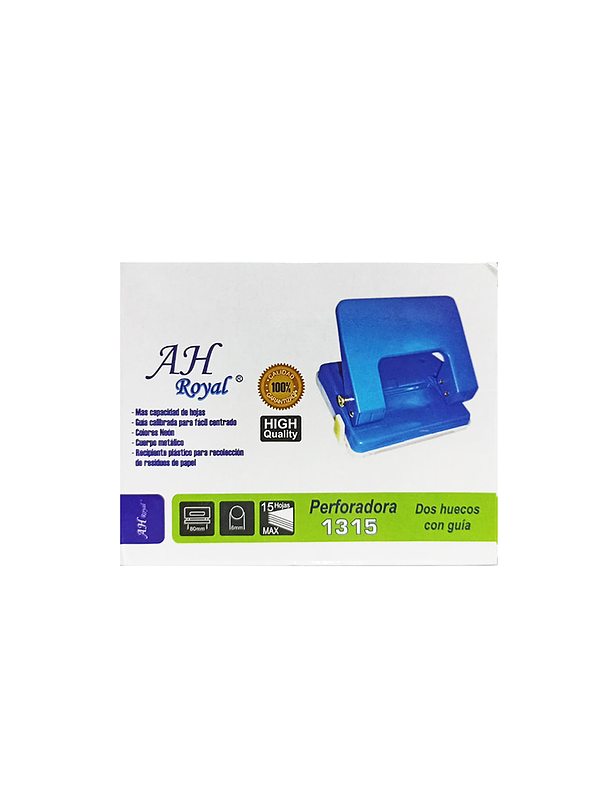 Perforadora 1315 Dos Huecos Con Guía  1