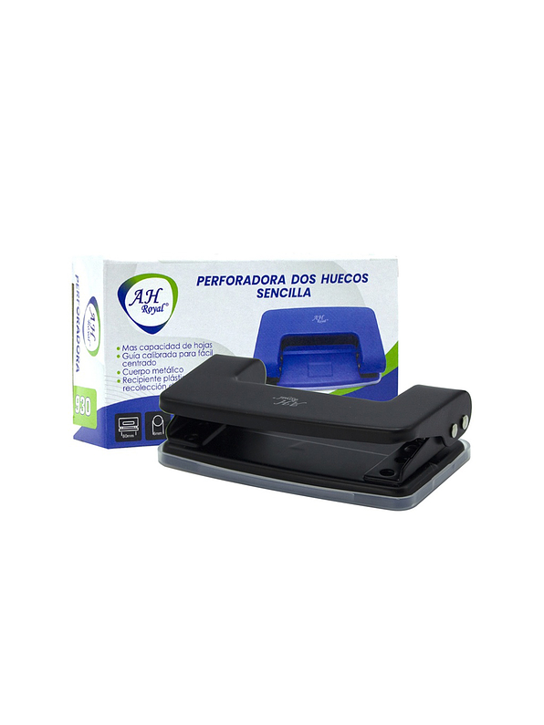 Perforadora 2 Huecos Sencilla  1
