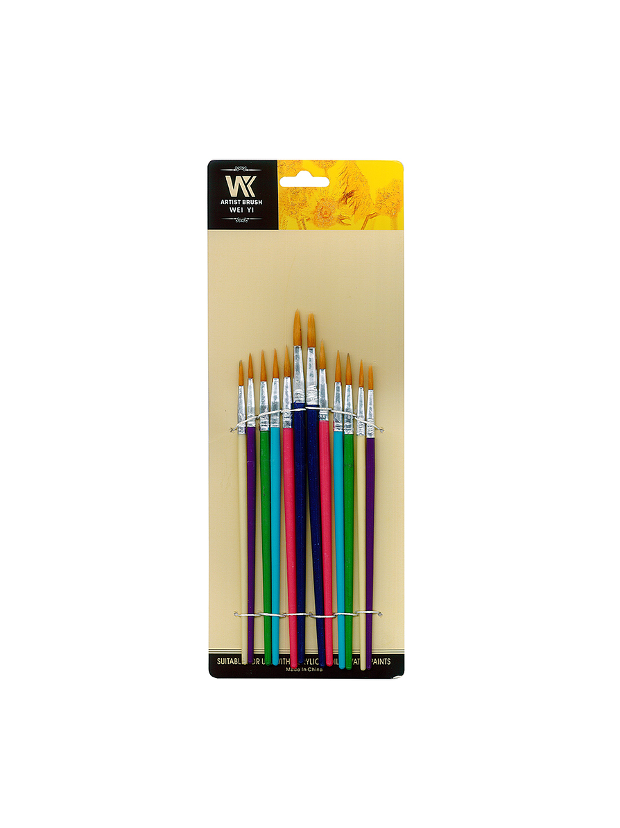 Juego De Pincel Artist Brush Plástico X 12 Unidades 1