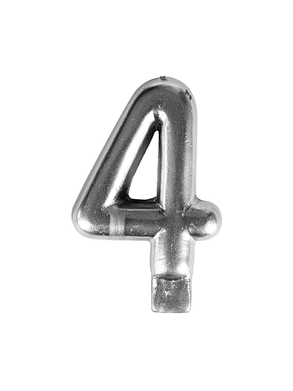 Vela numérica # 4 Colores 2