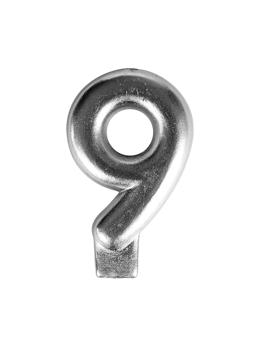 Vela numérica # 9 Colores 2