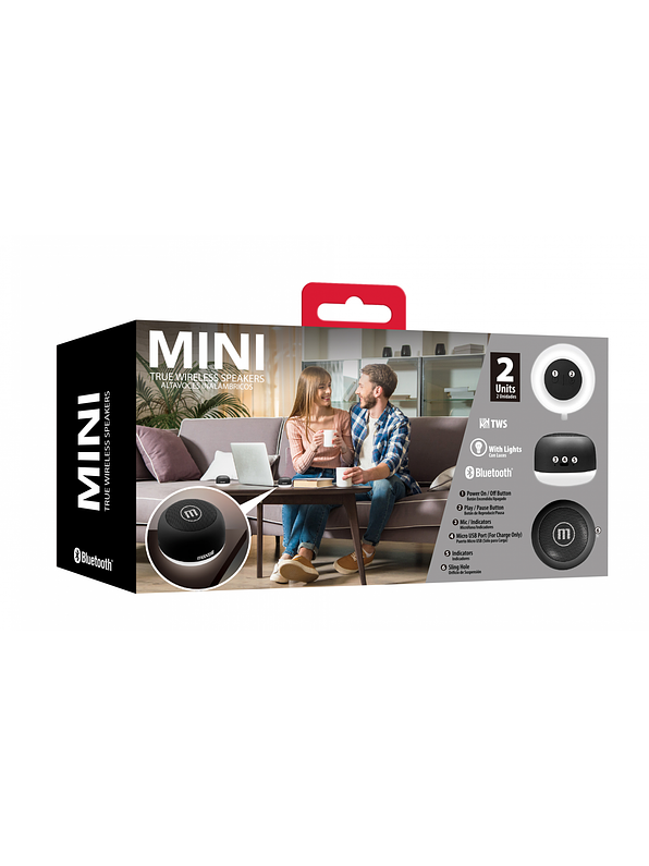 Bocina Mini Bluetooth Maxell Bt-Tws Black 2