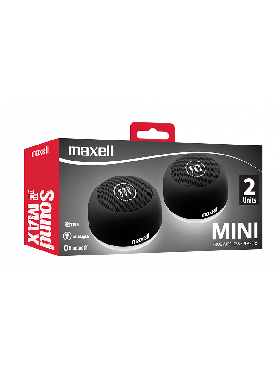 Bocina Mini Bluetooth Maxell Bt-Tws Black 3