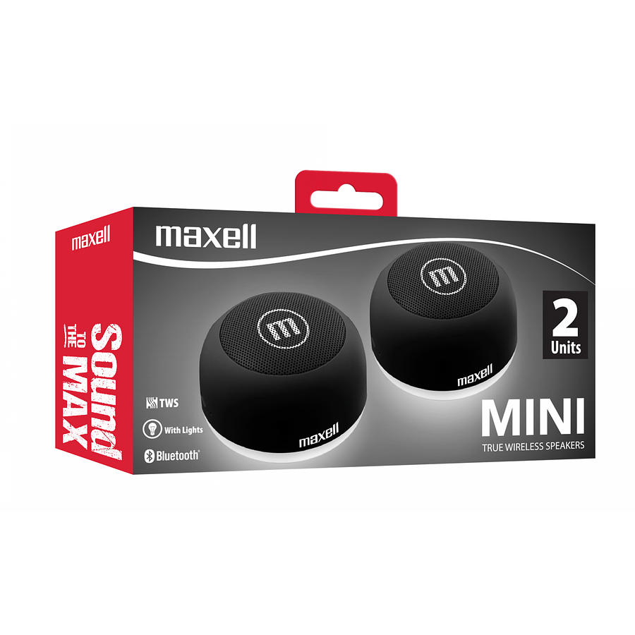 Bocina Mini Bluetooth Maxell Bt-Tws Black 3