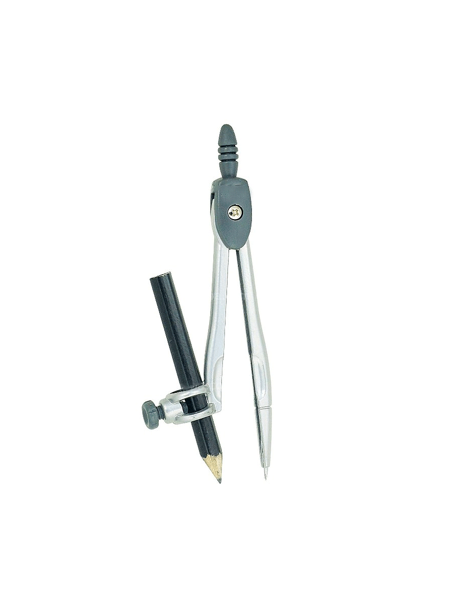 Compas Metálico Con Lápiz  1