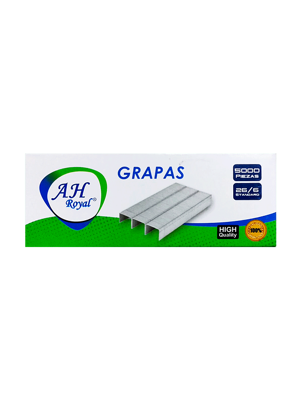 Grapa Galvanizada Standard 26/6 Ah Royal 1