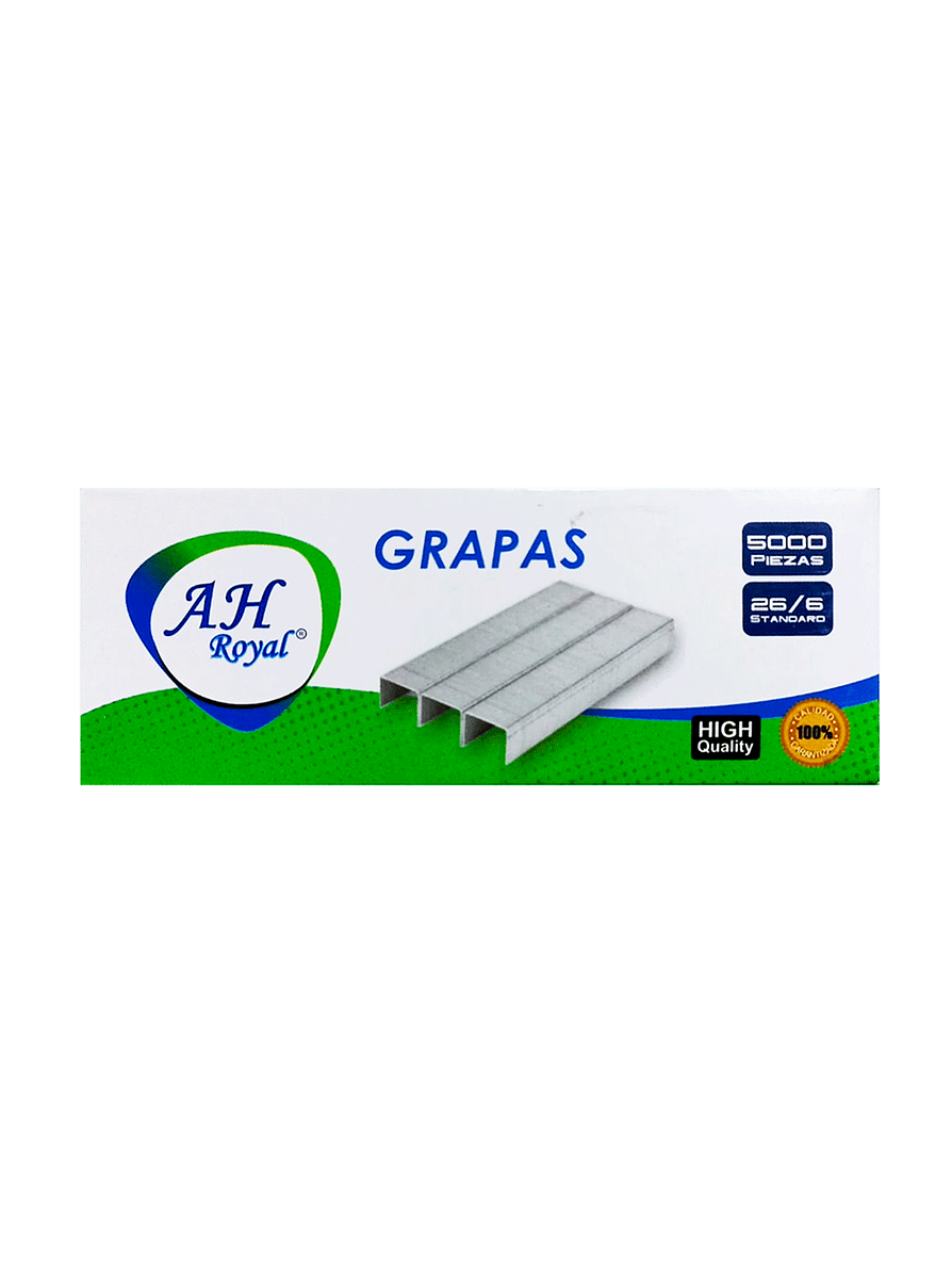 Grapa Galvanizada Standard 26/6 Ah Royal 1