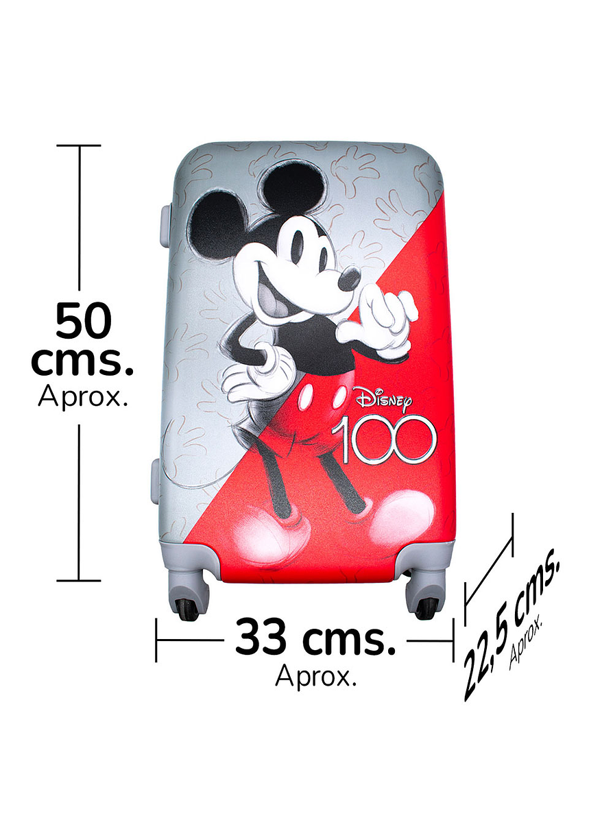 Maleta De Viaje Disney 100 Trolley 20
