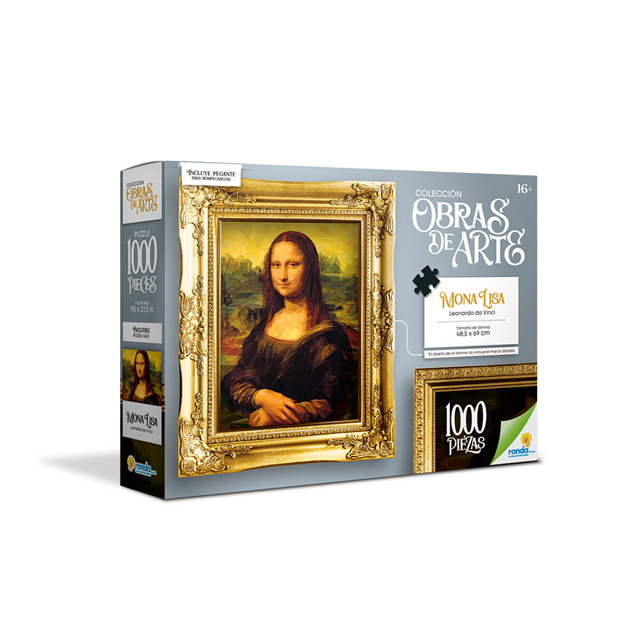 Rompecabezas X 1000 Piezas La Mona Lisa  1