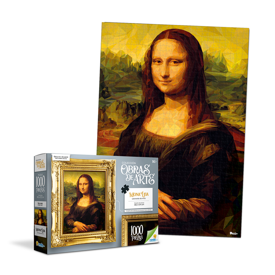 Rompecabezas X 1000 Piezas La Mona Lisa  2