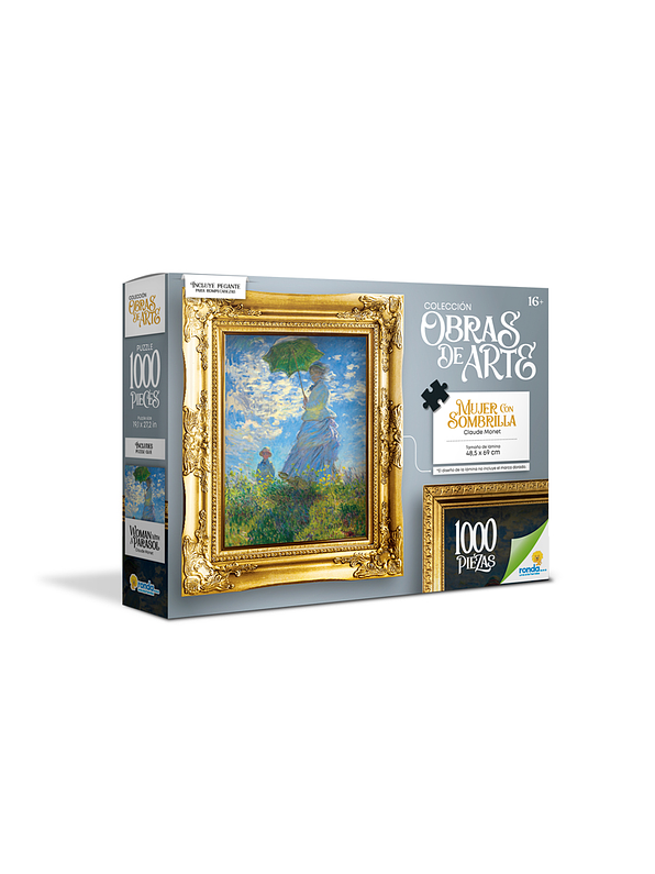 Rompecabezas X 1000 Piezas Mujer Con Sombrilla 1