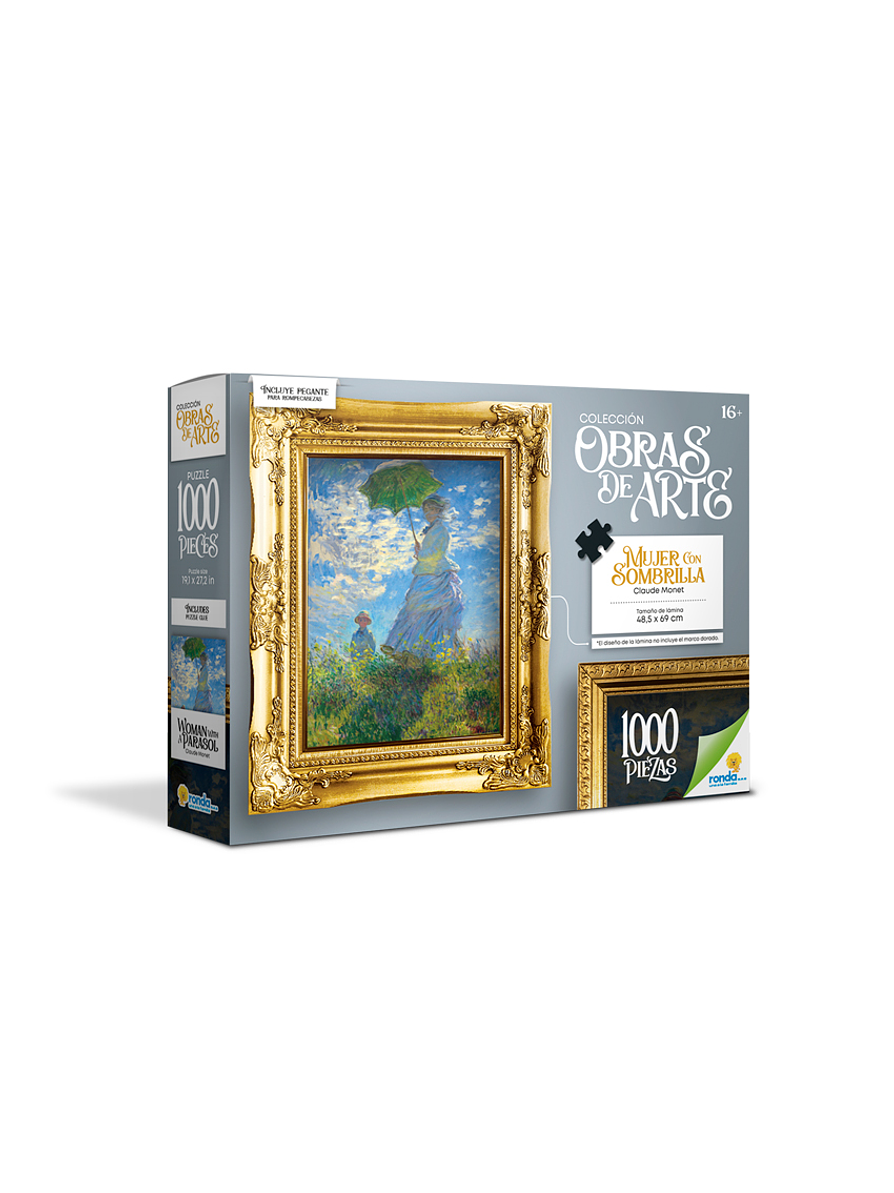 Rompecabezas X 1000 Piezas Mujer Con Sombrilla 1