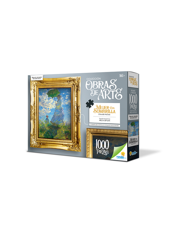 Rompecabezas X 1000 Piezas Mujer Con Sombrilla 3
