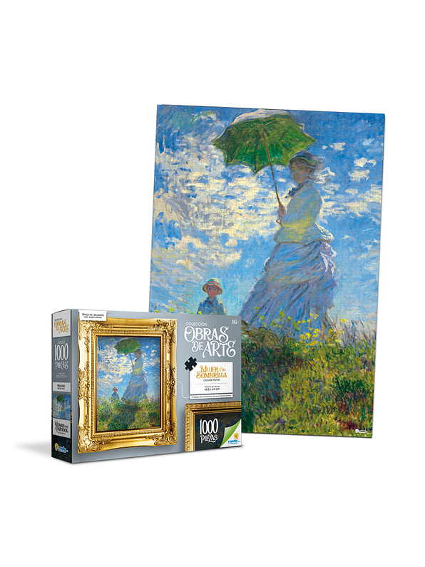 Rompecabezas X 1000 Piezas Mujer Con Sombrilla 2