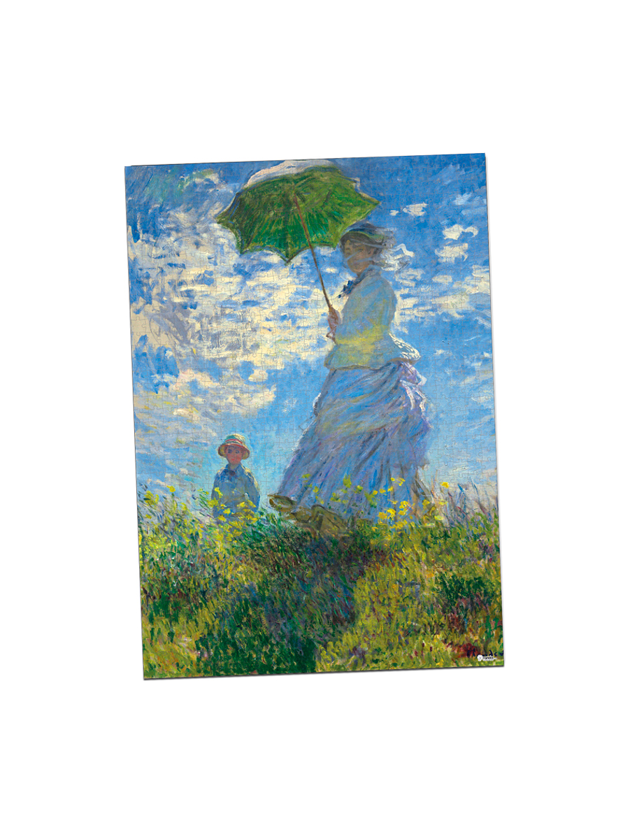 Rompecabezas X 1000 Piezas Mujer Con Sombrilla 4