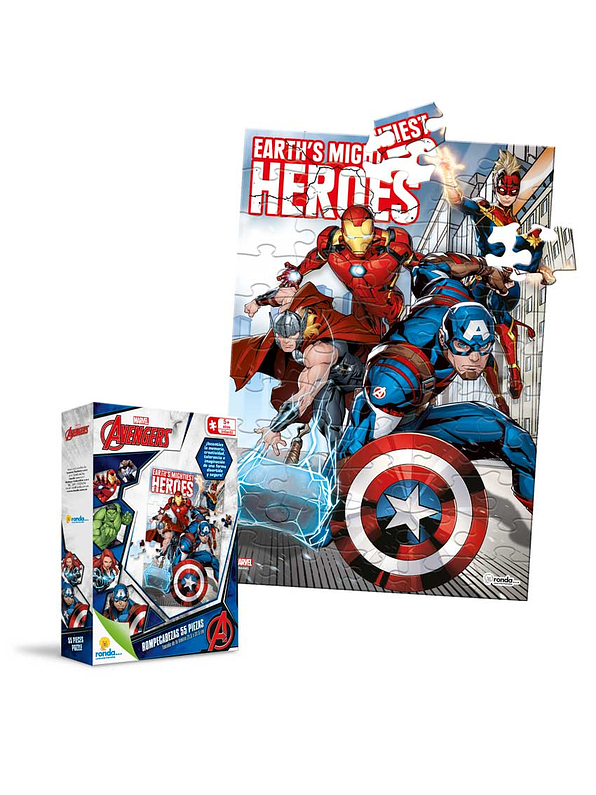 Rompecabezas X 55 Piezas Avengers 2