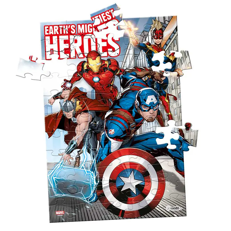 Rompecabezas 1000 Piezas Clementoni - Puzzle Infantil 60 Piezas Avengers; Puzzle Infantil SuperHéroes Marvel, A Partir De 5 Años (26112 Puzzle Superheroes