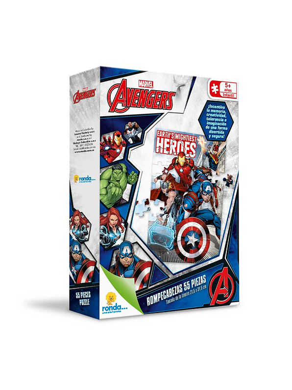 Rompecabezas X 55 Piezas Avengers 1