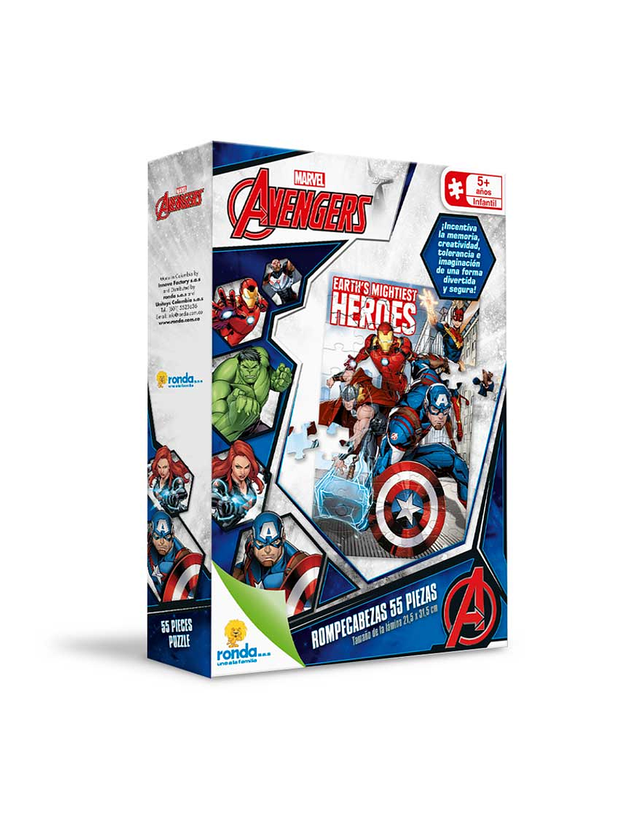 Rompecabezas X 55 Piezas Avengers 1
