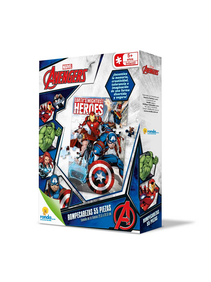 Rompecabezas X 55 Piezas Avengers 4