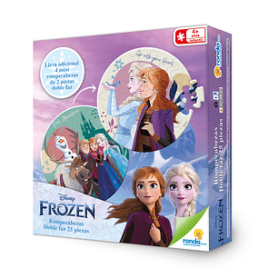 Rompecabezas Doble Faz X 25 Piezas Frozen 