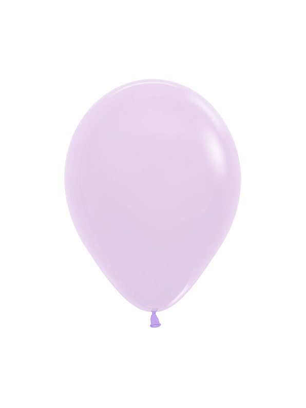 Globo Pastel Mate Lila X 12 Unidades 1