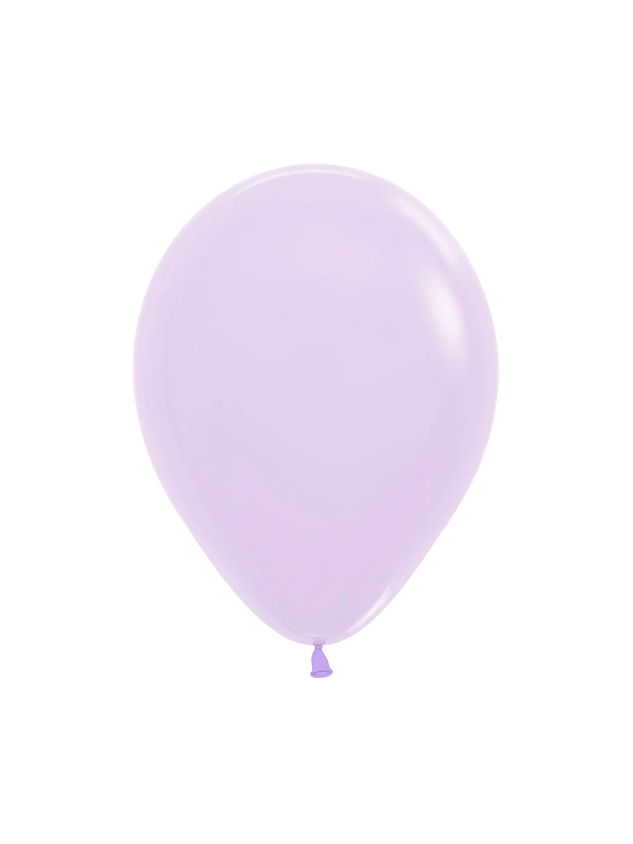 Globo Pastel Mate Lila X 12 Unidades 1