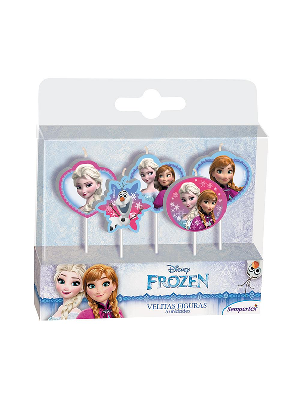 Velita En Figura De Frozen II X 5 Unidades 1