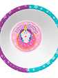 Set Vajilla Melamina X 3 Piezas Unicornio - Miniatura 4