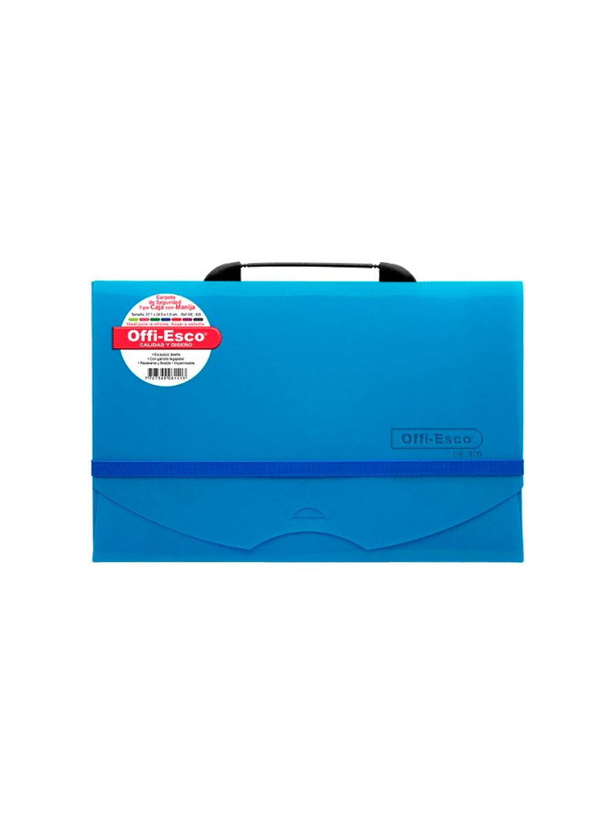 Carpeta De Seguridad Tipo Caja Con Manija OE-820 2