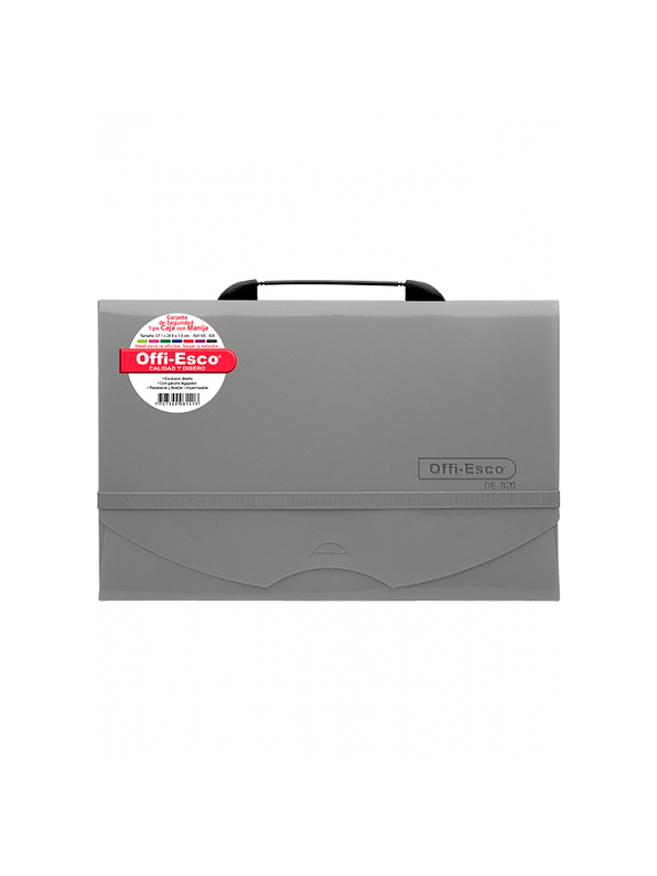 Carpeta De Seguridad Tipo Caja Con Manija OE-820 4