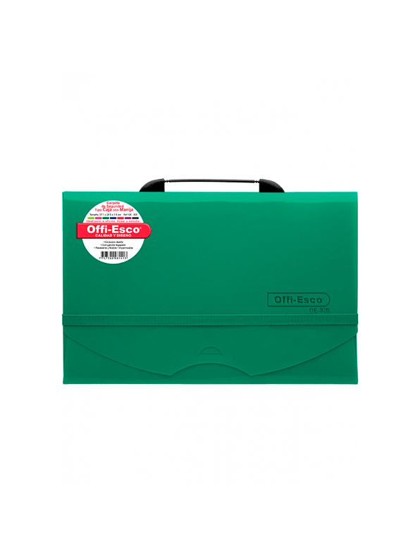 Carpeta De Seguridad Tipo Caja Con Manija OE-820 1