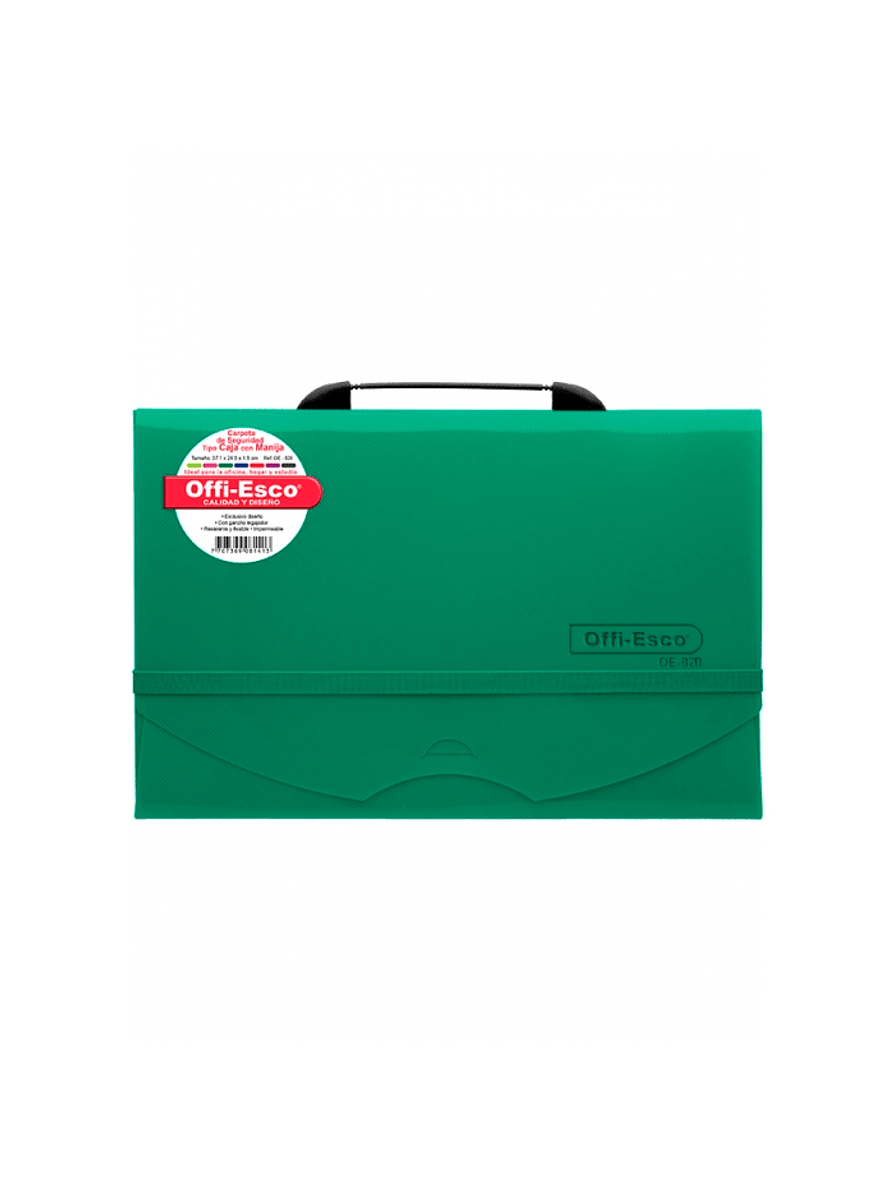 Carpeta De Seguridad Tipo Caja Con Manija OE-820 1