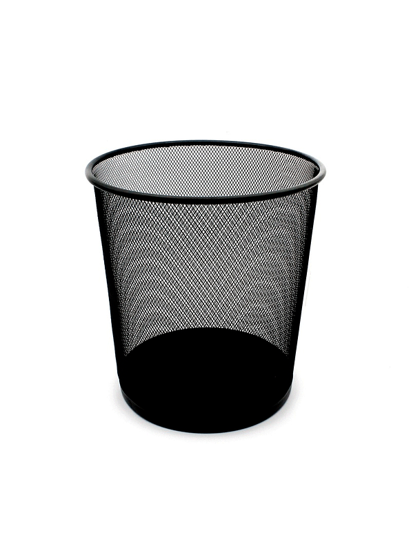 Papelera De Basura En Malla Grande  1