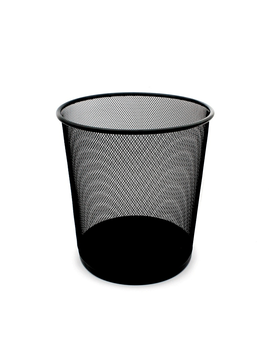 Papelera De Basura En Malla Grande  1