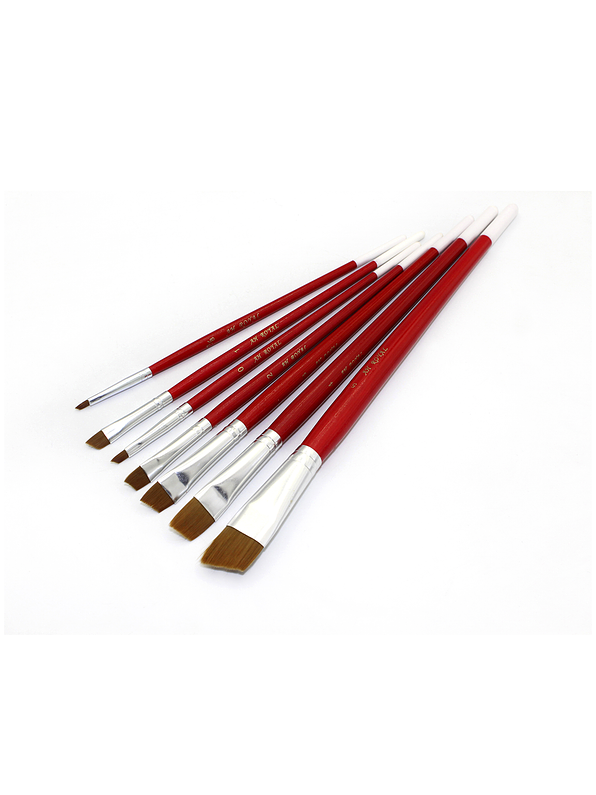 Juego De Pinceles Hexagonal Ah Royal X 7 Unidades 2