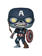 Funko Pop Marvel Capitán América Zombie Con Escudo  - Miniatura 1