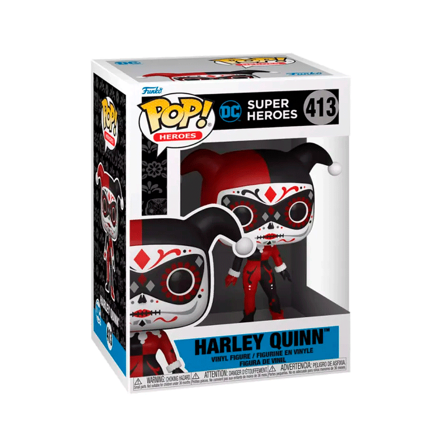 Funko Pop Héroes Dia De Los Muertos Harley Quinn 2