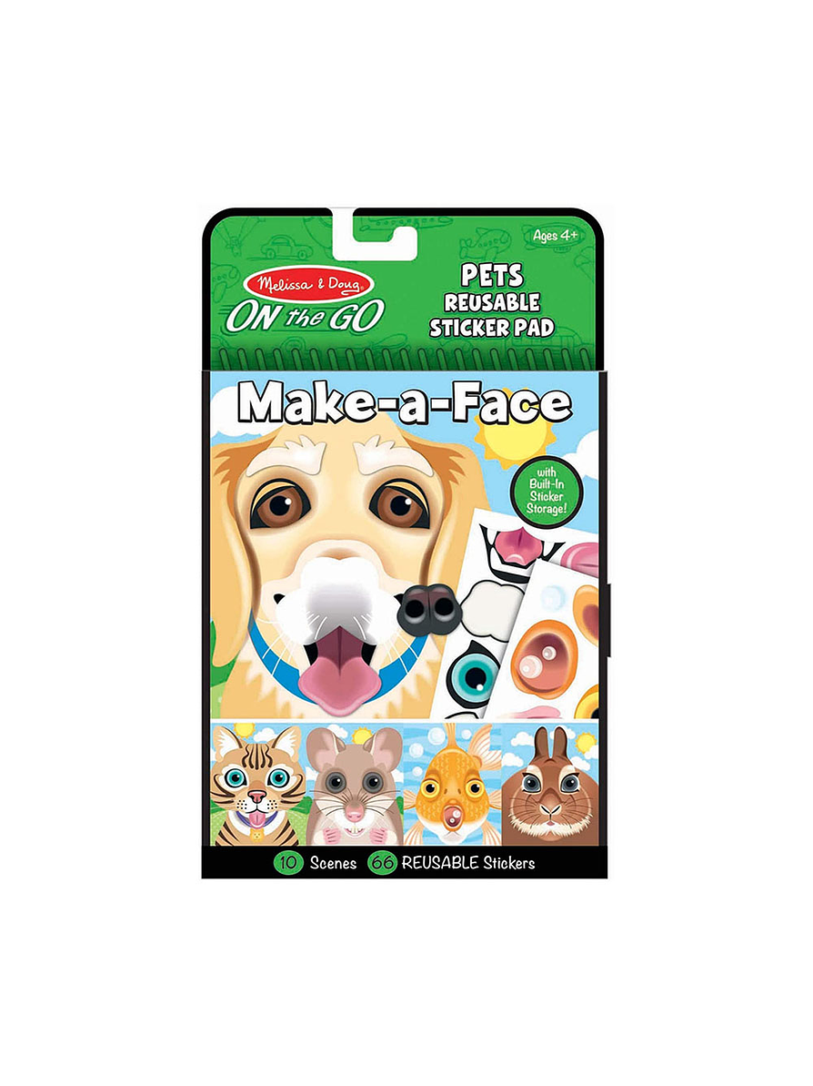 Melissa & Doug Block Pegatinas Haz Una Cara - Mascotas 1
