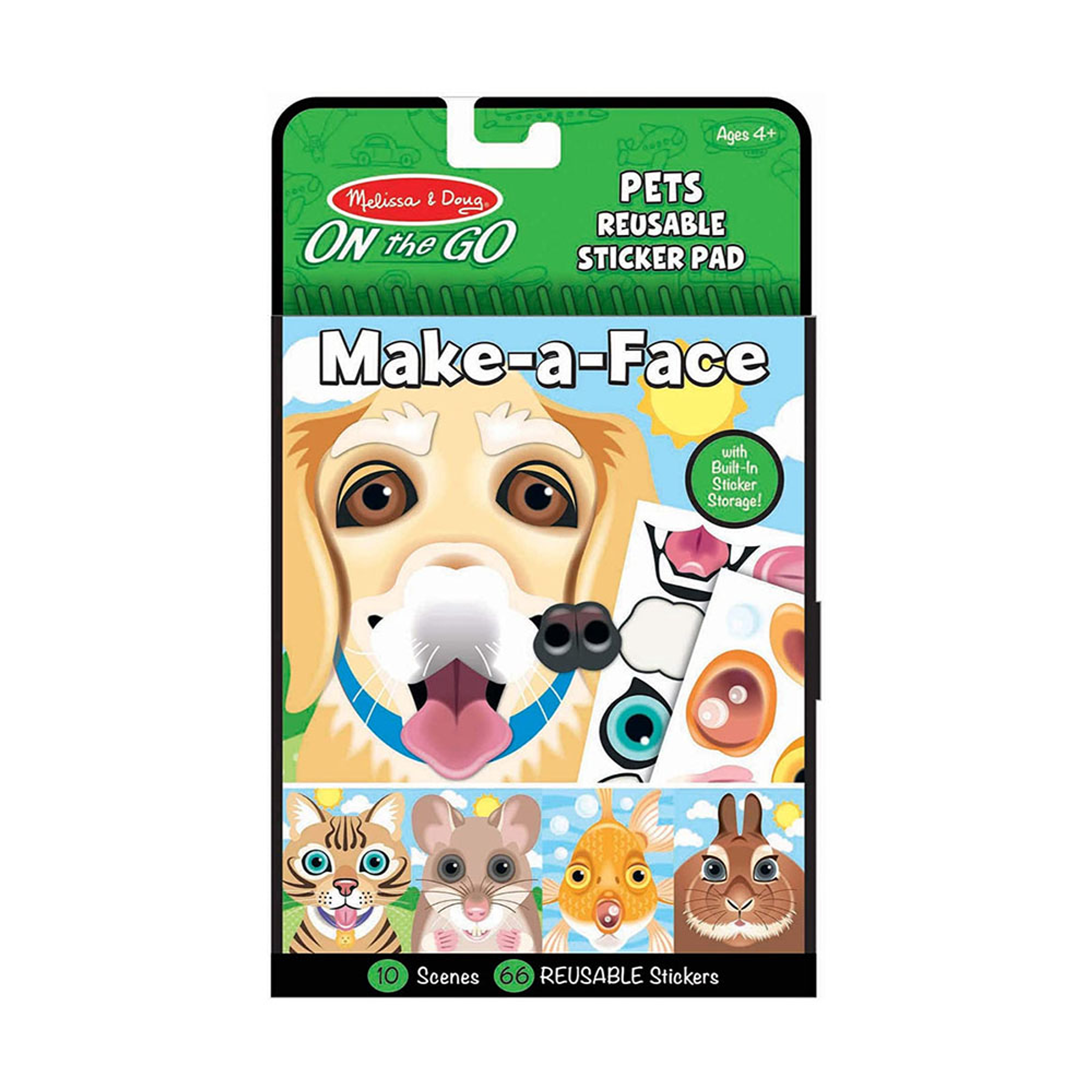 Melissa & Doug Block Pegatinas Haz Una Cara - Mascotas