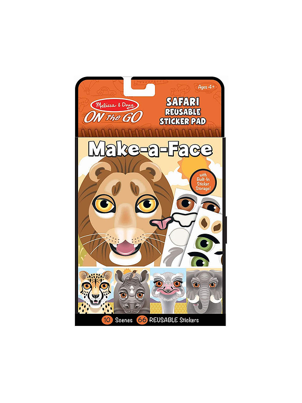 Melissa & Doug Block Pegatinas Haz Una Cara - Safari 1