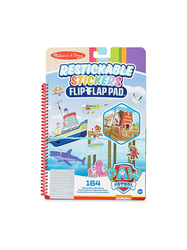 Melissa & Doug Block Stickers Reutilizables Paw Patrol - Bahía Aventura 1