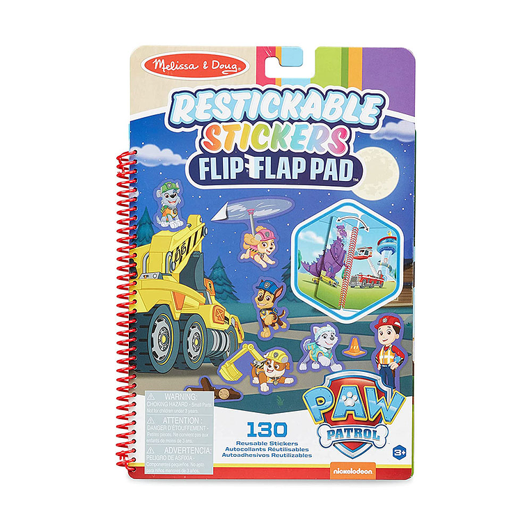 Melissa & Doug Block Stickers Reutilizables Paw Patrol - Ultimate Rescue 