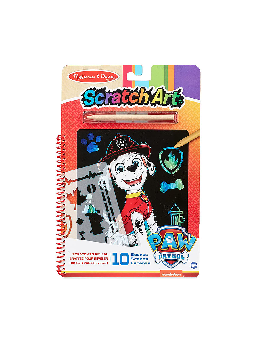 Melissa & Doug Libro De Actividades Raspa Para Revelar - Marshall  1