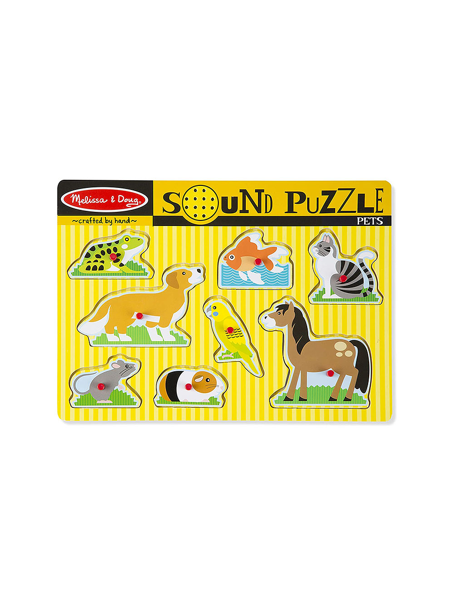 Melissa & Doug Rompecabezas Con Sonido Mascotas 1