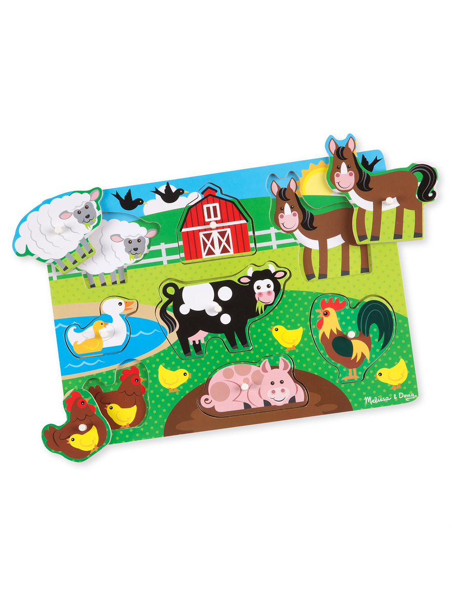 Melissa & Doug Rompecabezas Animales De La Granja 1